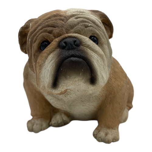 Vintage SANDICAST #179 Fawn Bulldog  Sculpture Figurine 1984