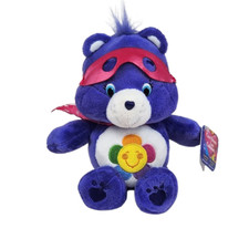 8" CARE BEARS SUPERHERO FRIENDS 2017 HARMONY BEAR STUFFED ANIMAL PLUSH TOY NEW