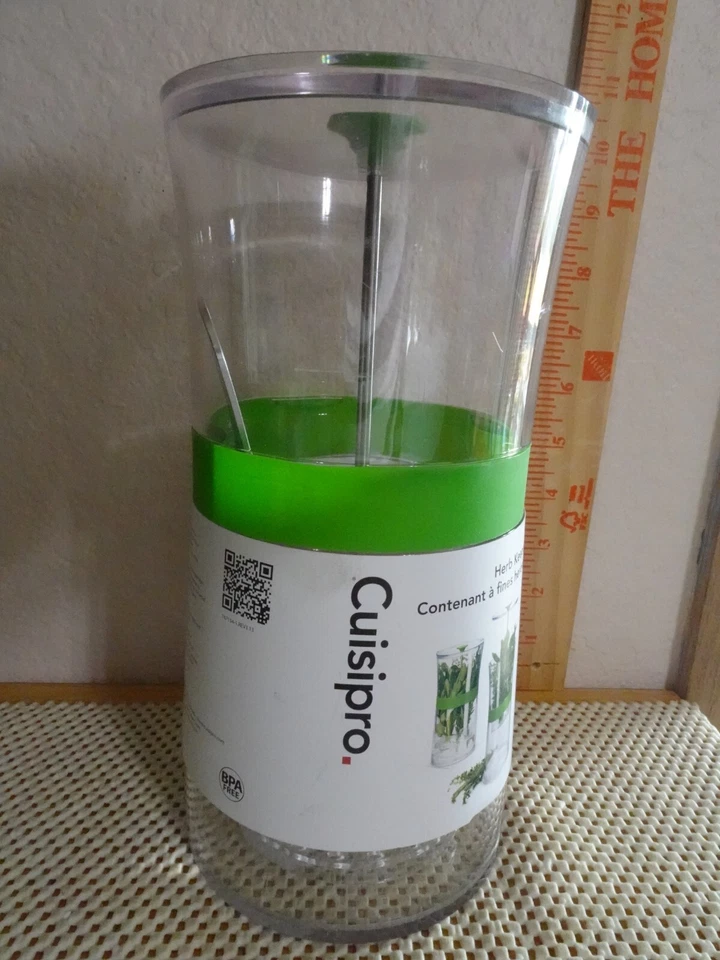 Оригинальный контейнер для хранения трав CUISINEIPRO сохраняет травы свежими НОВЫЙ - Изображение 2 из 4