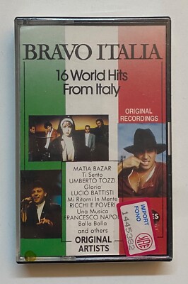 mc Bravo Italia musicassetta SIGILLATA Celentano Lucio Battisti Pooh Milva