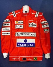 GO KART AYRTON SENNA  CORDURA BOMBER F1 JACKET, DIGITAL PRINTED