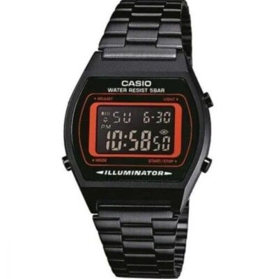 Casio 3294 Unisex Armbanduhr Retro Classic B640WB-4Bef Illuminator Black #8