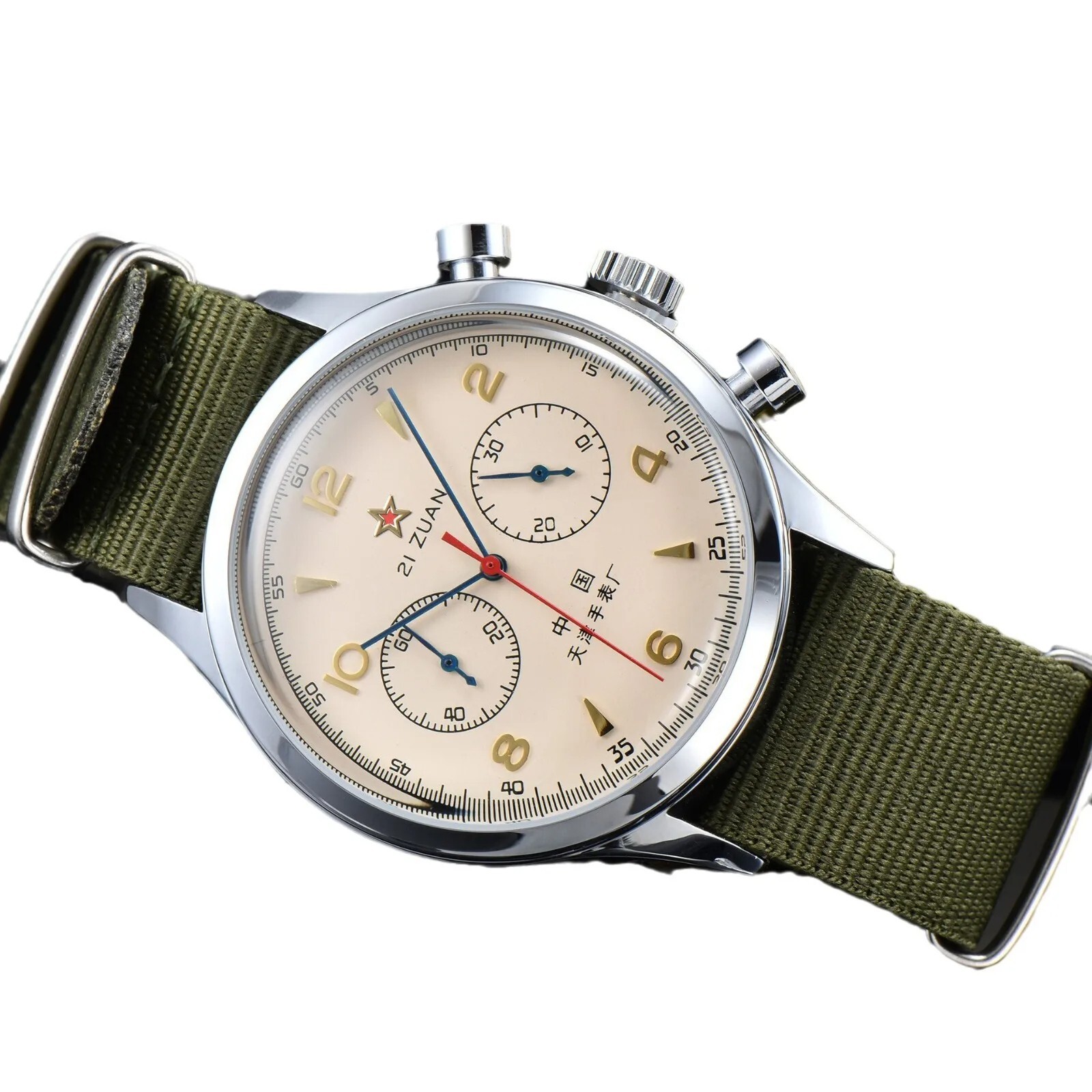 Hot Men Watch Chronograph 40mm Dial Movement Sapphire Waterproof Watches