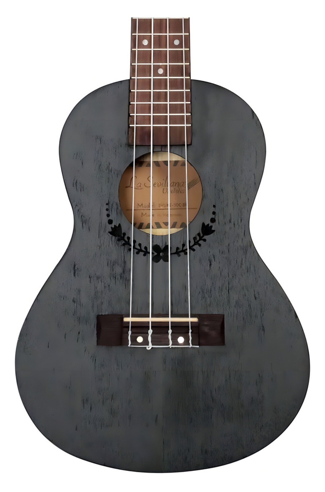Ukelele Concierto Acústico “La sevillana” Con Estuche Y Micrófono Gratis