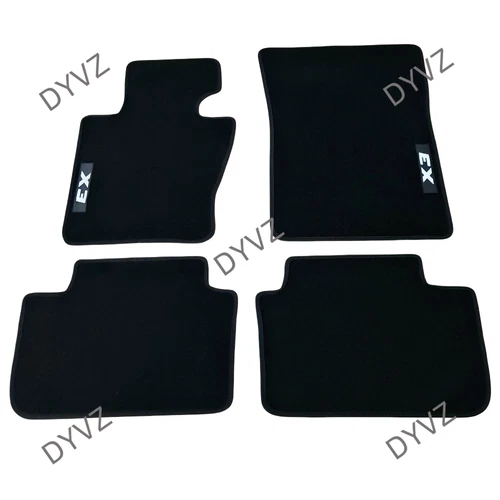 For BMW X3 Car Floor Mats Velour Auto Liners Carpet Black Waterproof All Season - Bild 8 von 9