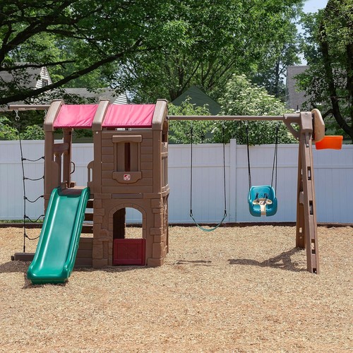 Comfortable Toddler Swing Seat with Harness - Fits Most Backyard Sets, Age 9M-3Y - Picture 7 of 8