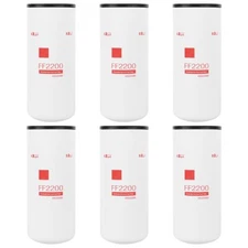 6 PCS Fuel Filter For Cummins Fleetguard FF2200 4920586 Cummins ISX