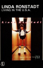 LINDA RONSTADT - Living In The USA - CASSETTE TAPE - UK Issue - 1976 Asylum