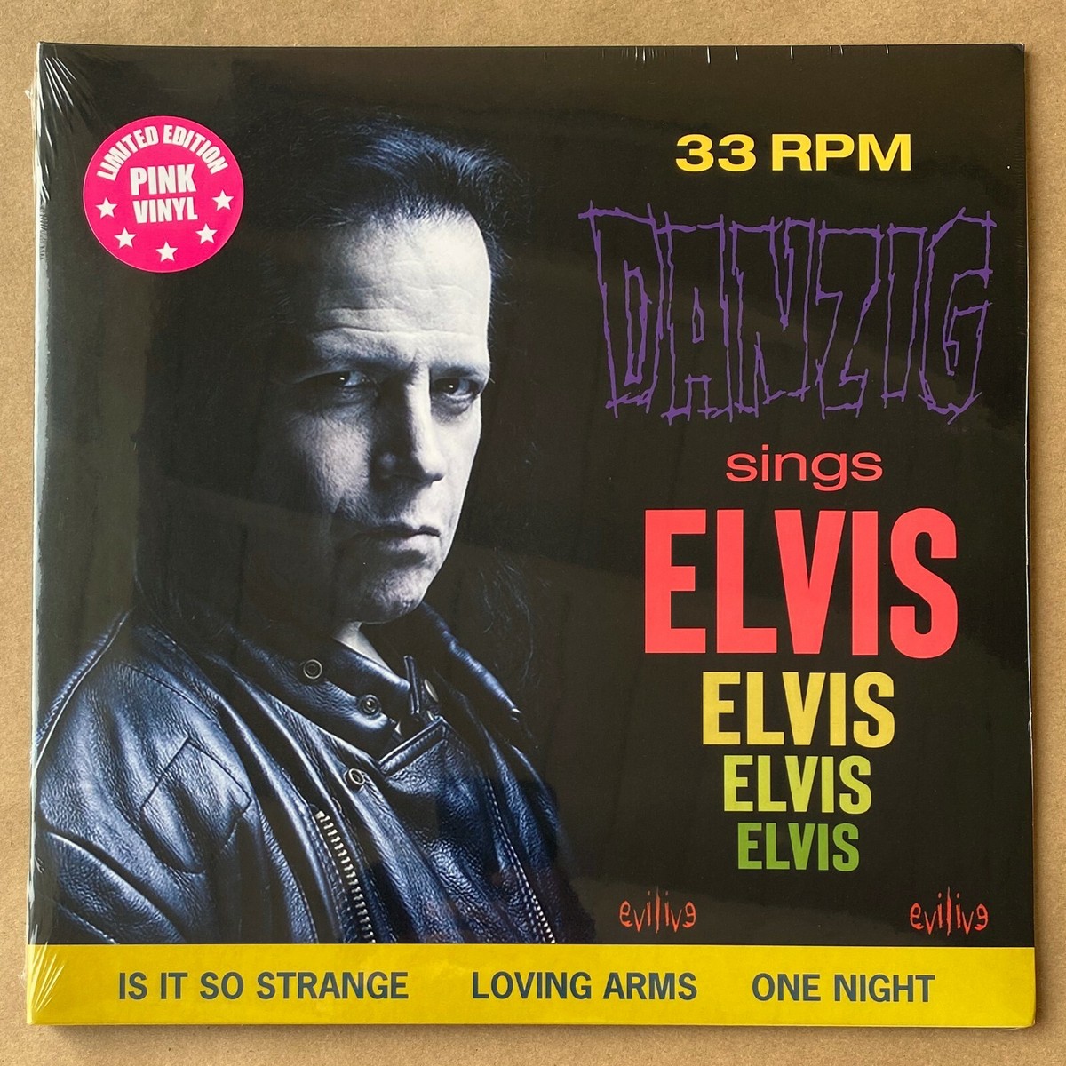 Danzig Sings Elvis Pink Gatefold Vinyl Record LP Sealed Misfits