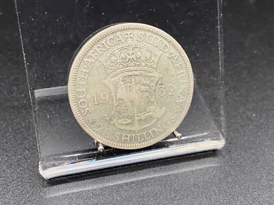 SÜDAFRIKA 2 1/2 SHILLINGS 1932 - GEORGE V. 1910-1936 - SILBER KM #19 - S. ERH.