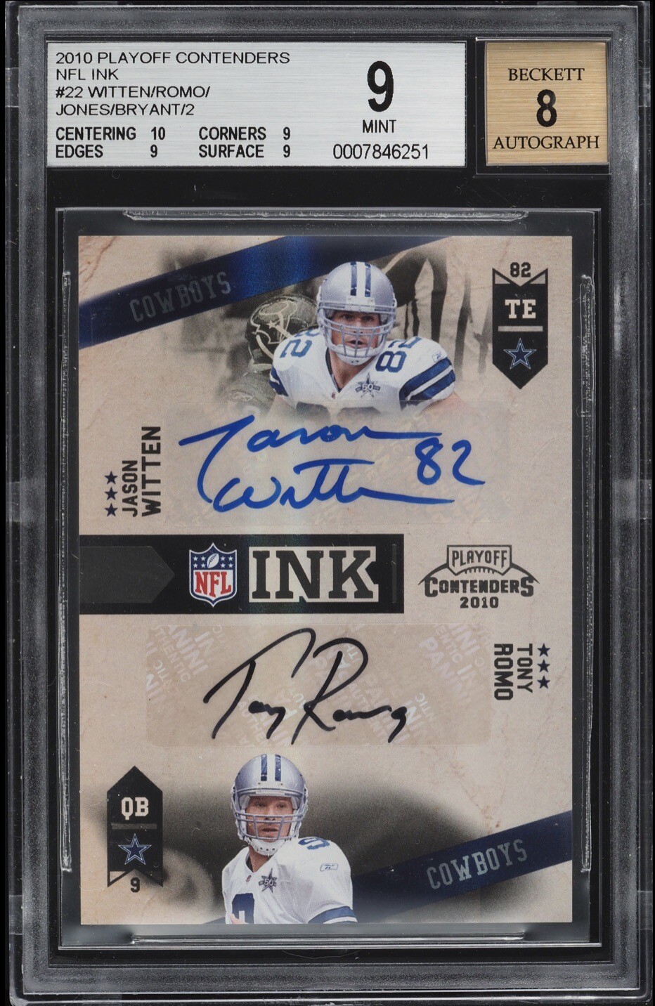 Dez Bryant Playoff National Treasures NFL Gear #4 Triple