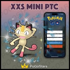 Pok mon PTC Go - XXS Shiny Meowth Kanto - 80K Stardust Read Description