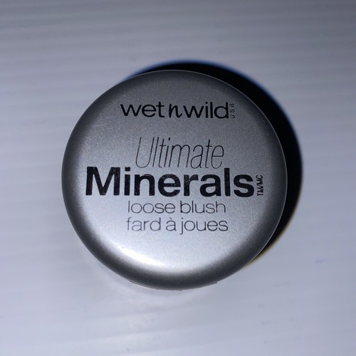 WET N WILD ULTIMATE MINERALS LOOSE POWDER BLUSH 166 ROSE SHIMMER PINK HTF RARE - Picture 4 of 15
