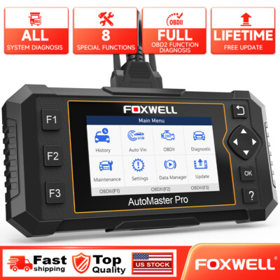 FOXWELL NT624 Elite Car OBD2 All System Scan Diagnostic Tool + 8 Reset function