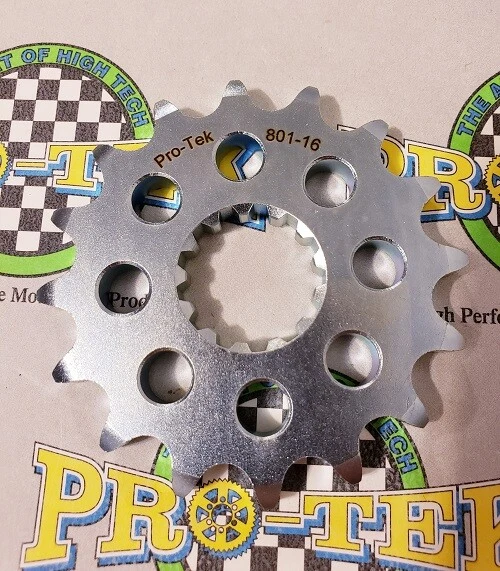 Piñón delantero Pro-tek Triumph 16T-19T paso 530 1994-1996 velocidad triple 900  Foto 2 de 4