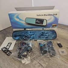 Rearview Mirror Dual Channel Recorder Black Box Traffic Recorder