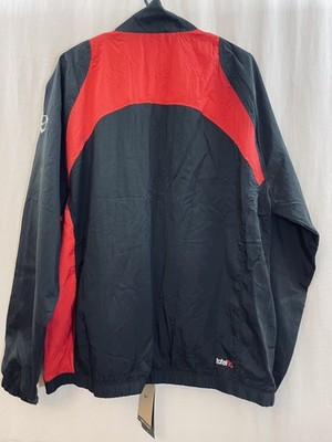 Nike Total 90 Repel Mens Soccer Track Jacket Black Red HQ3391-010