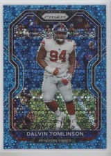 2020 Panini Prizm No Huddle Blue Prizm 11/79 Dalvin Tomlinson #165 18kq