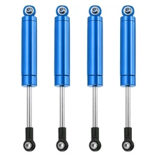 4 Pcs RC Shock Absorber 1/10 102mm Spring Damper for 1/10 RC Car, Dark Blue