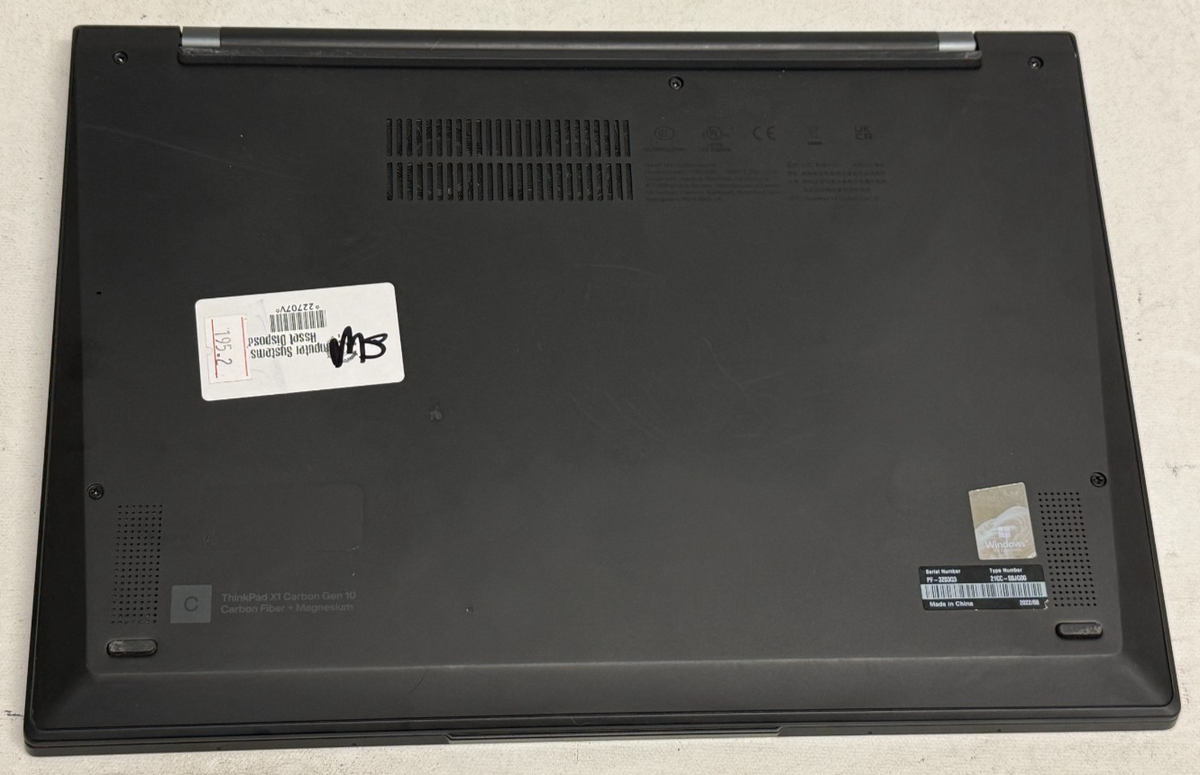 Lenovo ThinkPad X1 Carbon 10th Gen (i5-1235u - 16GB RAM - 512GB