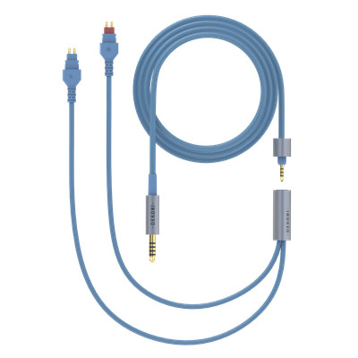 DEKONI AUDIO Ensemble Cable - Nylon Wrapped - 6.3mm jack --> 2x 2PIN (HD600)