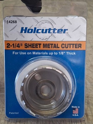 Hougen 14268 | Sheet Metal Holcutter, Quad-Lead Thread System, 2-1/4'' Diameter