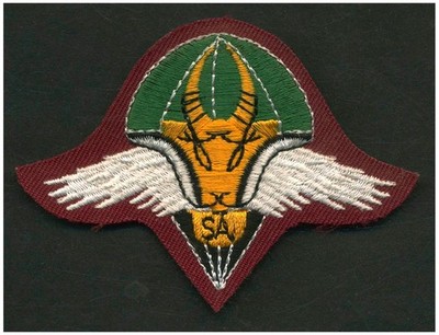South African RSA 1st Parachute Bn (1 Para) cloth badge   L317