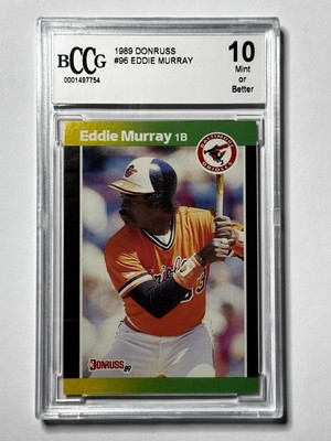 1989 Donruss #96 Eddie Murray Baltimore Orioles Baseball Card BCCG