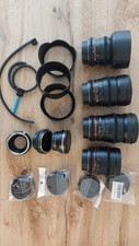 Walimex Cineobjektivset T3.1/14mm + T1.5/24mm + T1.5/35mm + T1.5/85mm + Zubehör