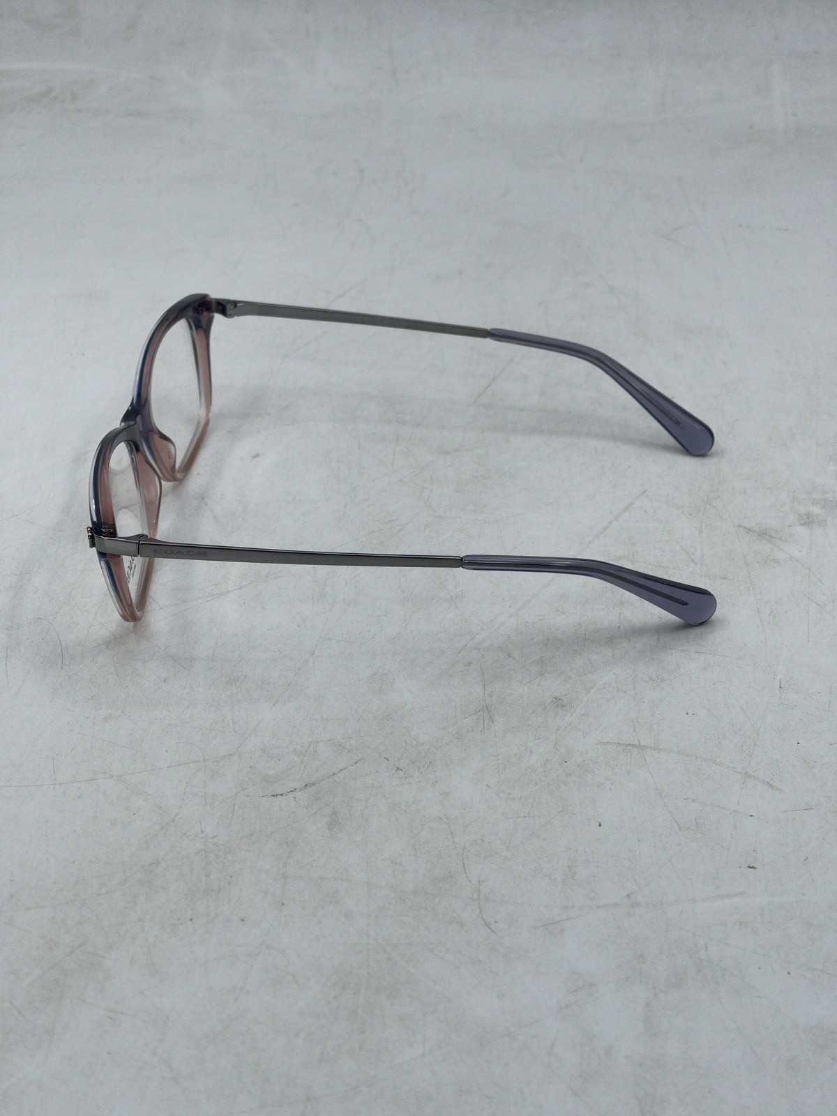 Coach Women's Pillow Eyeglasses Violet Pink Glitter Gradient With Demo Lens thumbnail 3