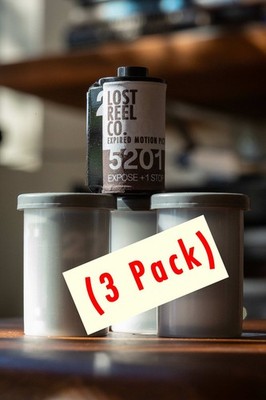 Kodak Vision2 5201 50D 35mm Film Respooled  | Motion Picture Film ECN2 (3 Pack)