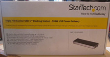 StarTech DK30CH2DEP Triple 4K Monitor USB-C Docking Station