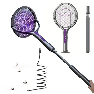 2800V Elektrische Fliegenklatsche UV-Licht 1200mAh 30 Tage Akkulaufzeit