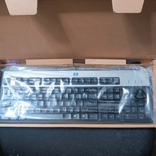 HP Wired USB Standard Desktop Keyboard Silver