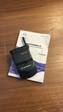 Motorola StarTAC SJJN4290A Black Flip Phone with User Guide Vintage