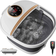 Foot Spa Massager Foot Bath Soak Tub with Heat Bubble Massage Beads With Remote