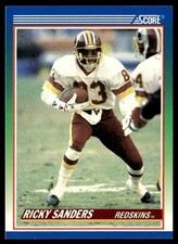 1990 Score Ricky Sanders Washington Redskins #389