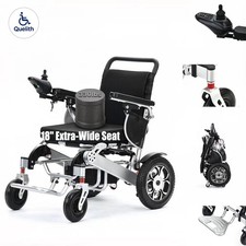 Intelligent Foldable Electric Wheelchair Power Mobility Scooter for Adults