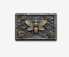 BEE Metal Sign All Weather  8 x 12