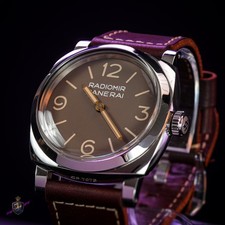 Panerai Radiomir Brown Men's Gold Hour Marker Watch PAM00662 for