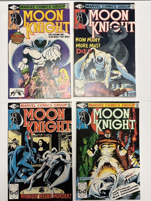 Moon Knight (1980) #1-38 complete run Midgrade lot Fine+ Sienkiewicz