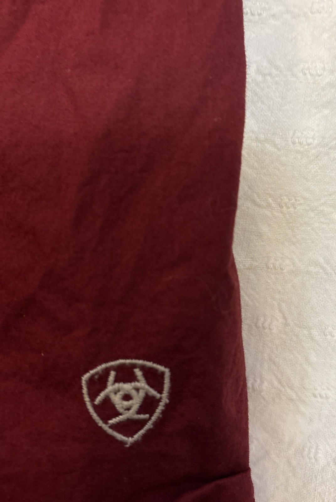 EUC ARIAT Fitted Snap Button Front Embroidered Fl… - image 6