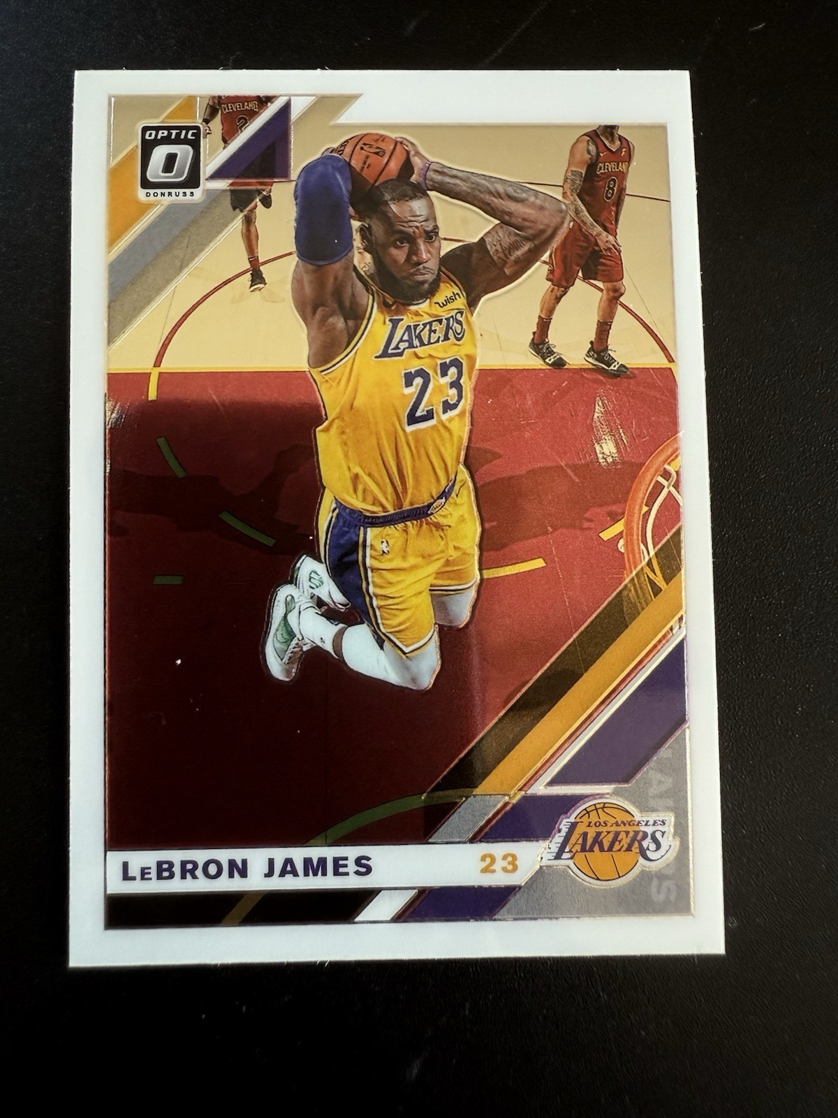 2019-20 Donruss Optic LeBron James Optic Base #60 Los Angeles Lakers