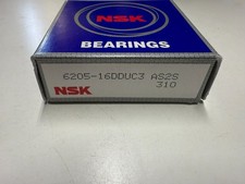 NSK 6205-16DDU/2RS C3 RUBBER SEALED BALL BEARING 1"x52mmx15mm 1" BORE NEW