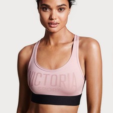 Victoria s Secret the Player by Victoria Sport Lace-Up Sport Bra Women's Small