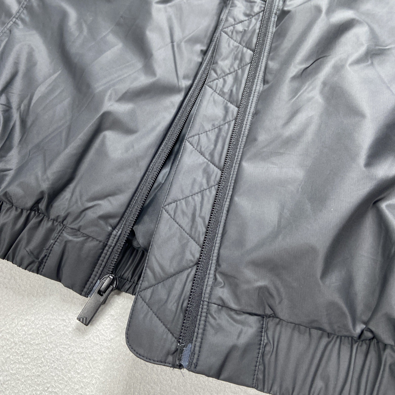 JL5075 Adidas Essentials Men's Holiday CLIMAWARM Insulated Bomber Jacket Black L image 8