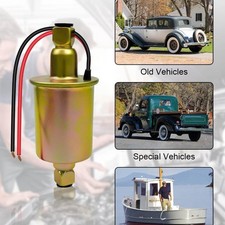 Universal 6v Electric Fuel Pump With Installation Kit Fit For Carbureted Models