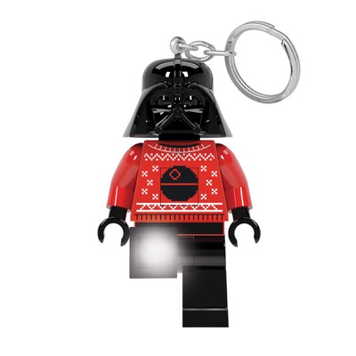 IQ Lego Star Wars keychain with LED flashlight toy gifts for kids - 76mm figure 