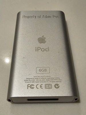Apple iPod Mini A1051 2nd Generation 6GB MP3 Player M9800LL/A