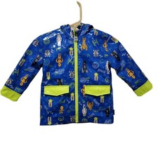 Disney Store Star Wars Kids Rain Jacket Hooded Lined Coat Size 3T
